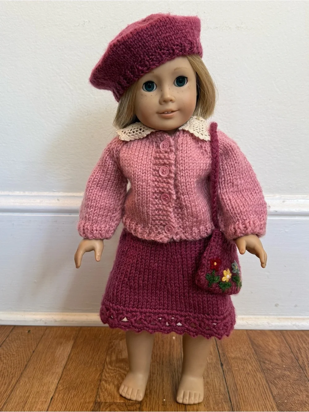 18” Doll Clothes Lot Handmade Hand Knitted